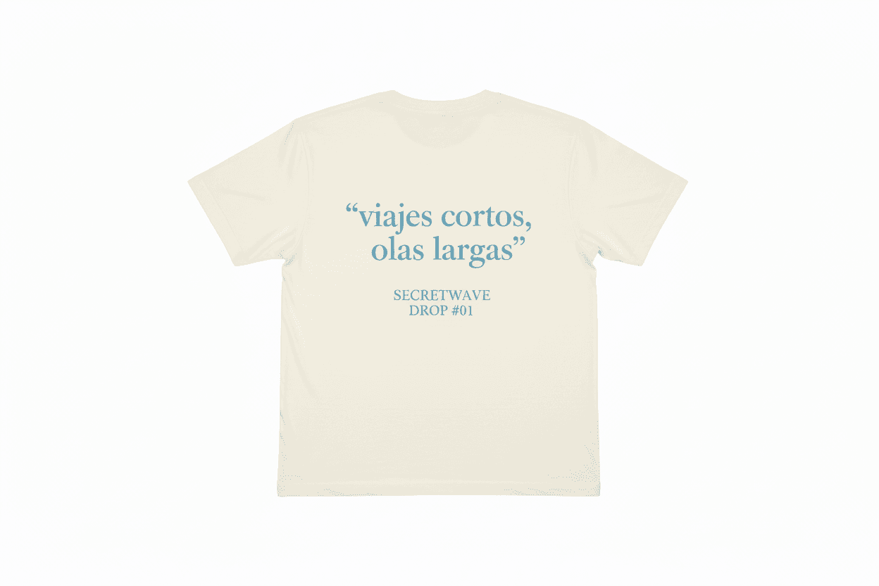Camiseta SECRETWAVE trasera