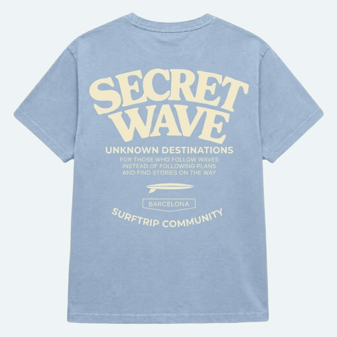 Camiseta SECRETWAVE trasera